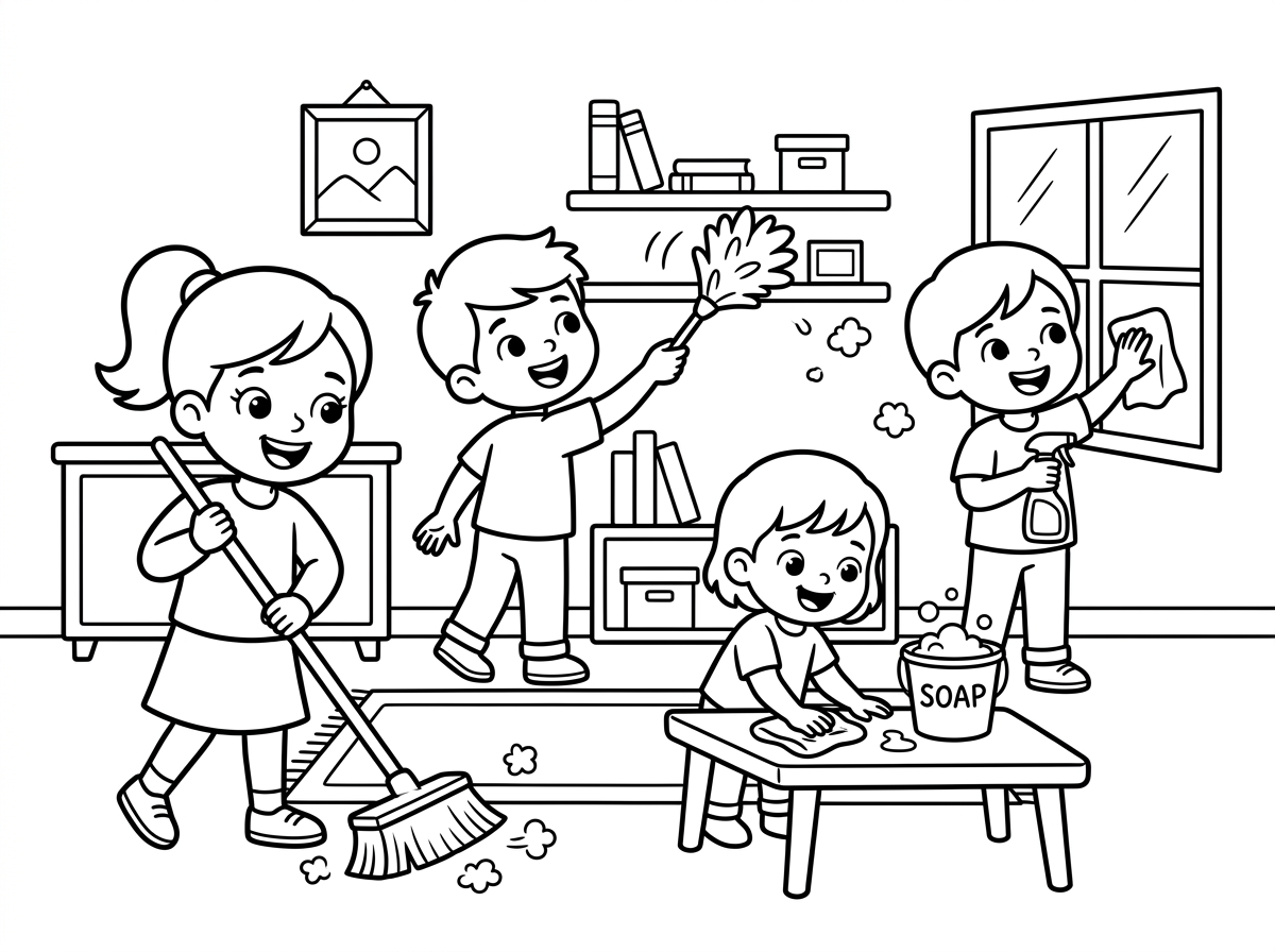 ילדים מנקים לפסח