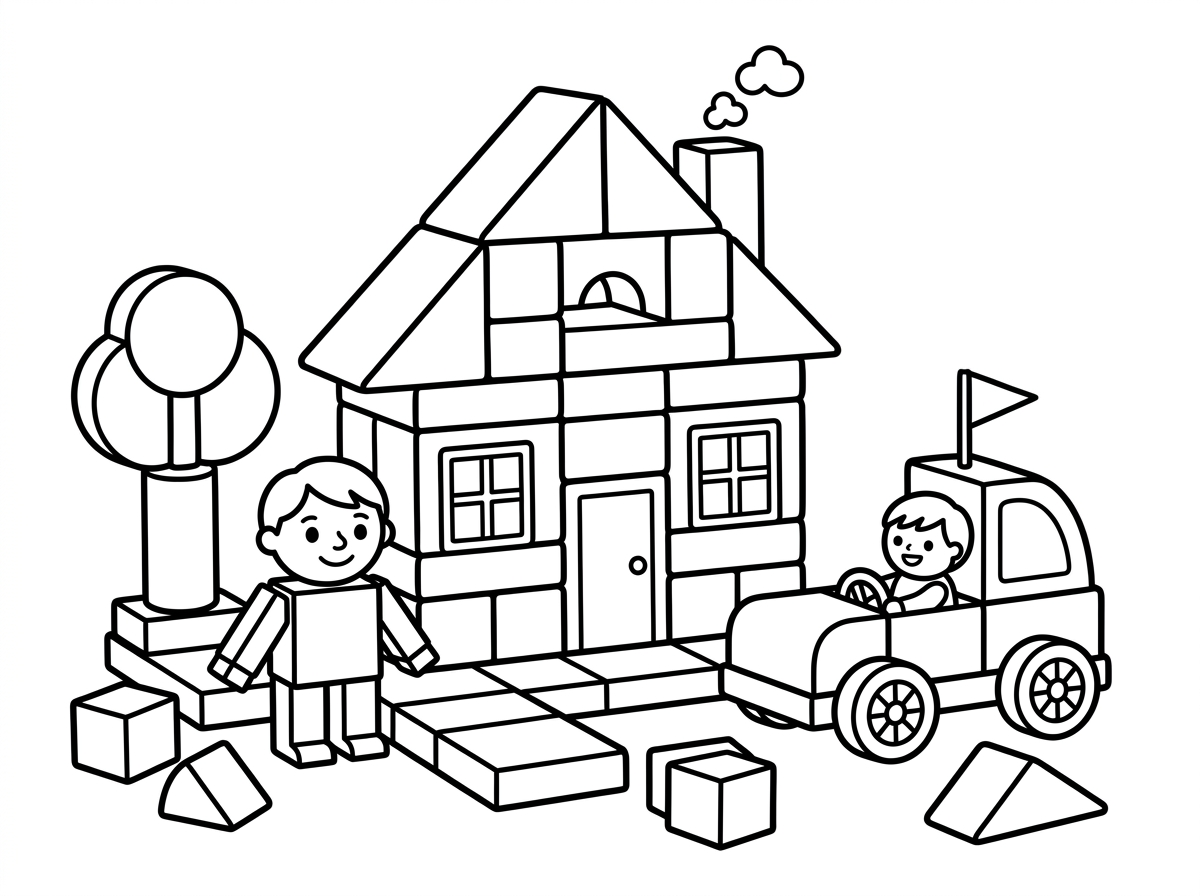 עכשיו תכין לי דפי צביעה של לגו