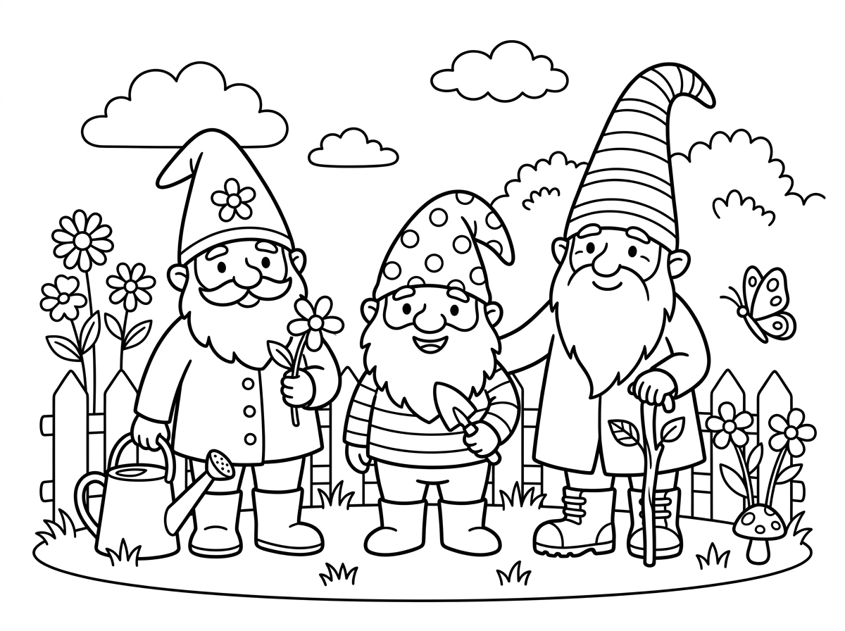 גמדים לגינה