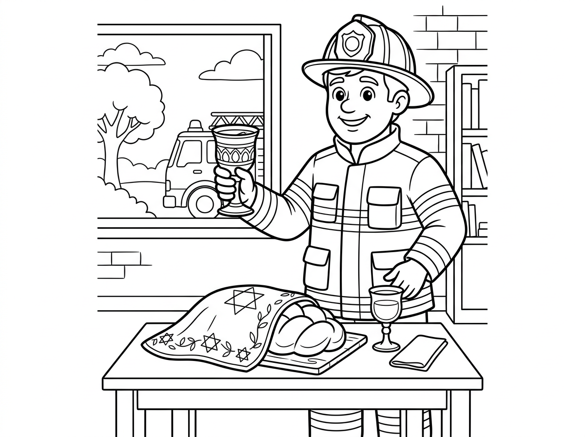 סמי הכבאי עושה קידוש