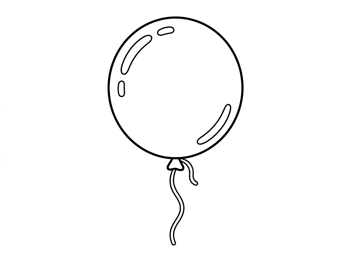 דף צביעה בלון