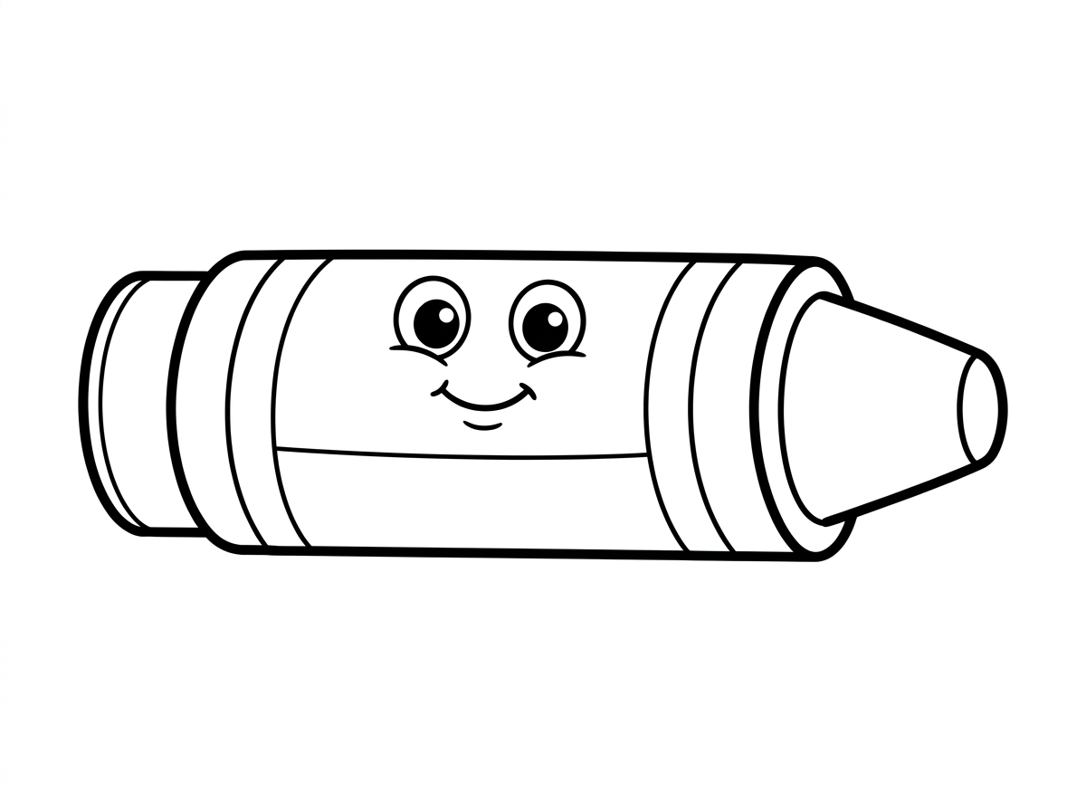 עפרון שמן וגדול עם מחק