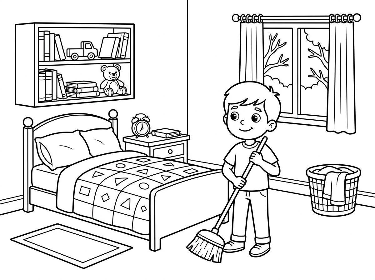 ודף החדר שלי נקי לפסח