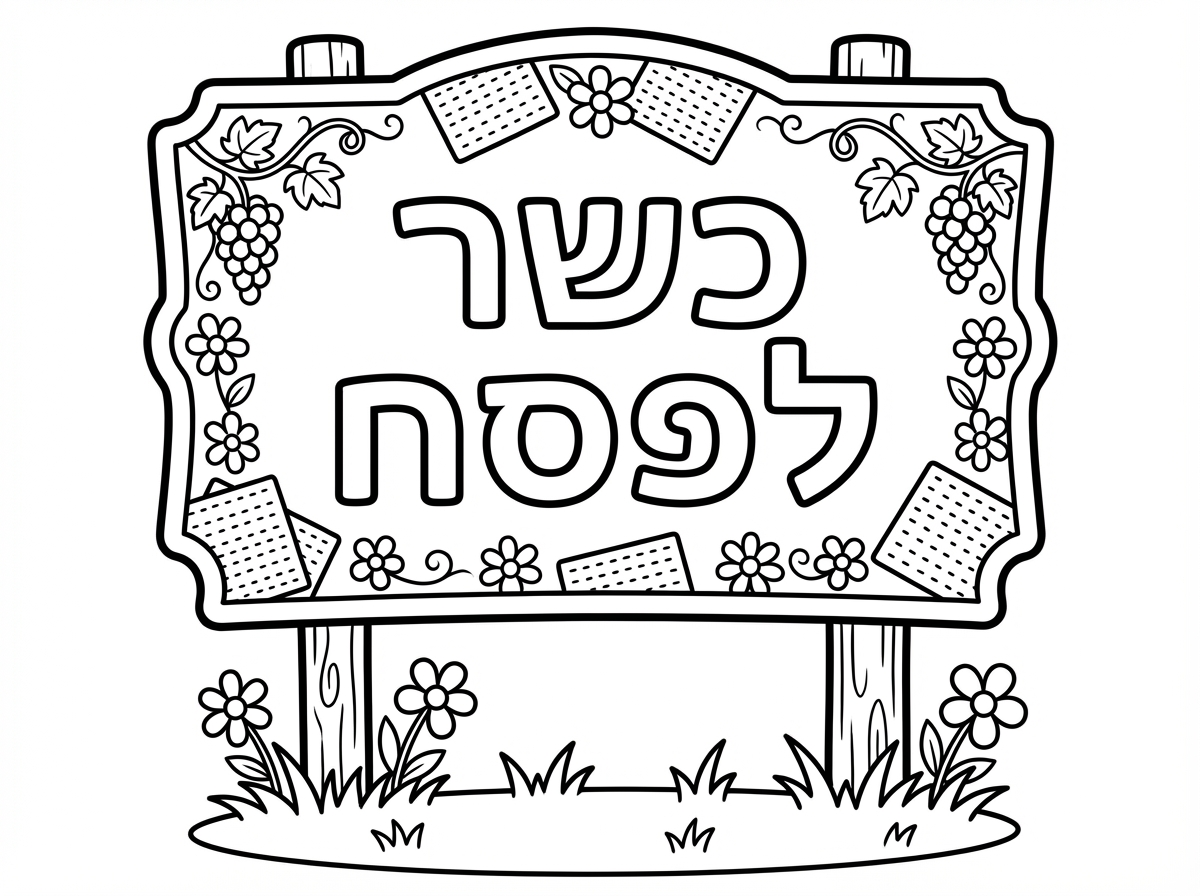 שלט כשר לפסח יפה