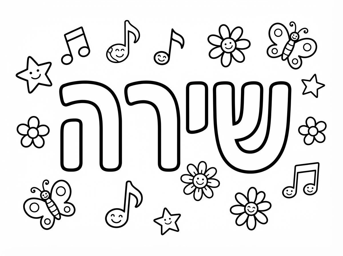 תוסיף לה לתמונה את השם "שירה"