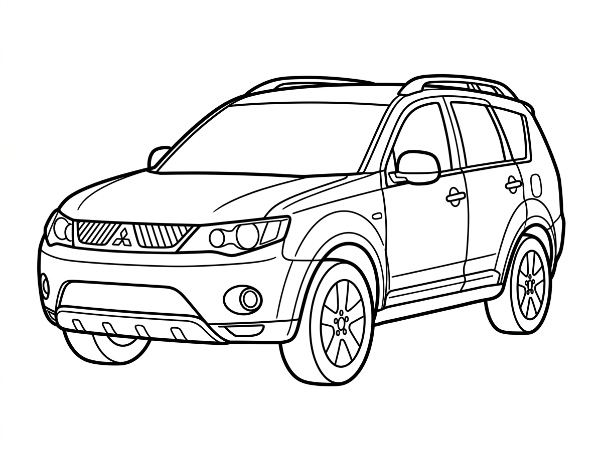 שלום, אפשר בבקשה ציור של רכב מסוג אאוטלנדר.