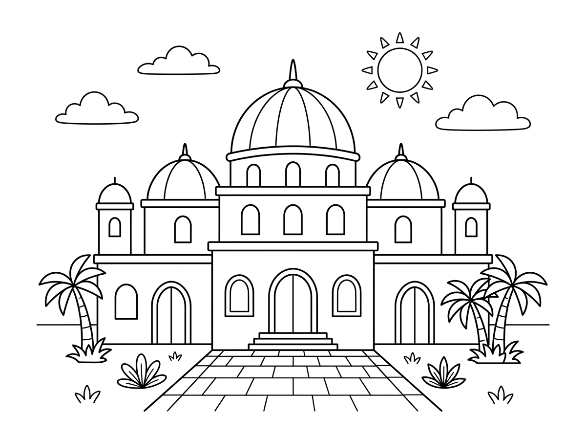 לצייר בית מקדש