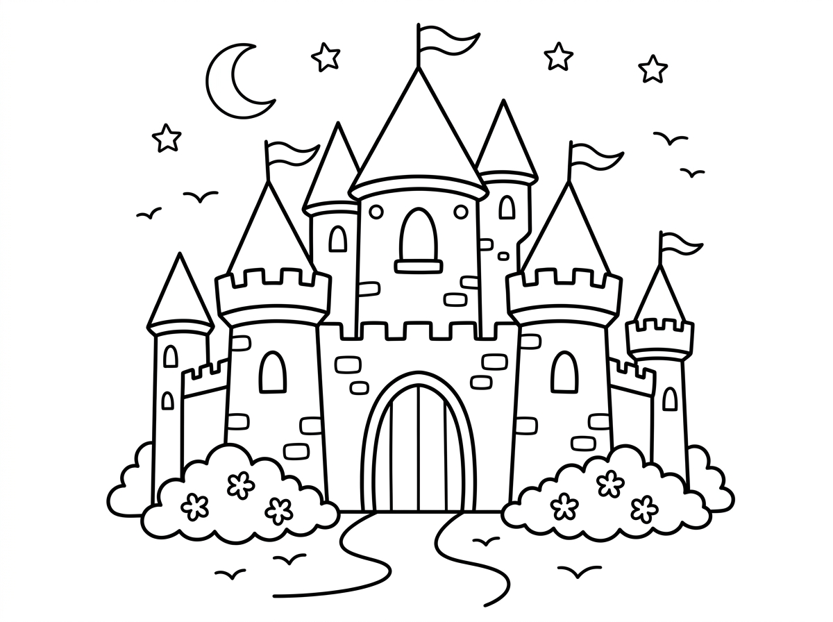 אני רוצה טירת נסיכות קסומה יפה. כמה דוגמאות.