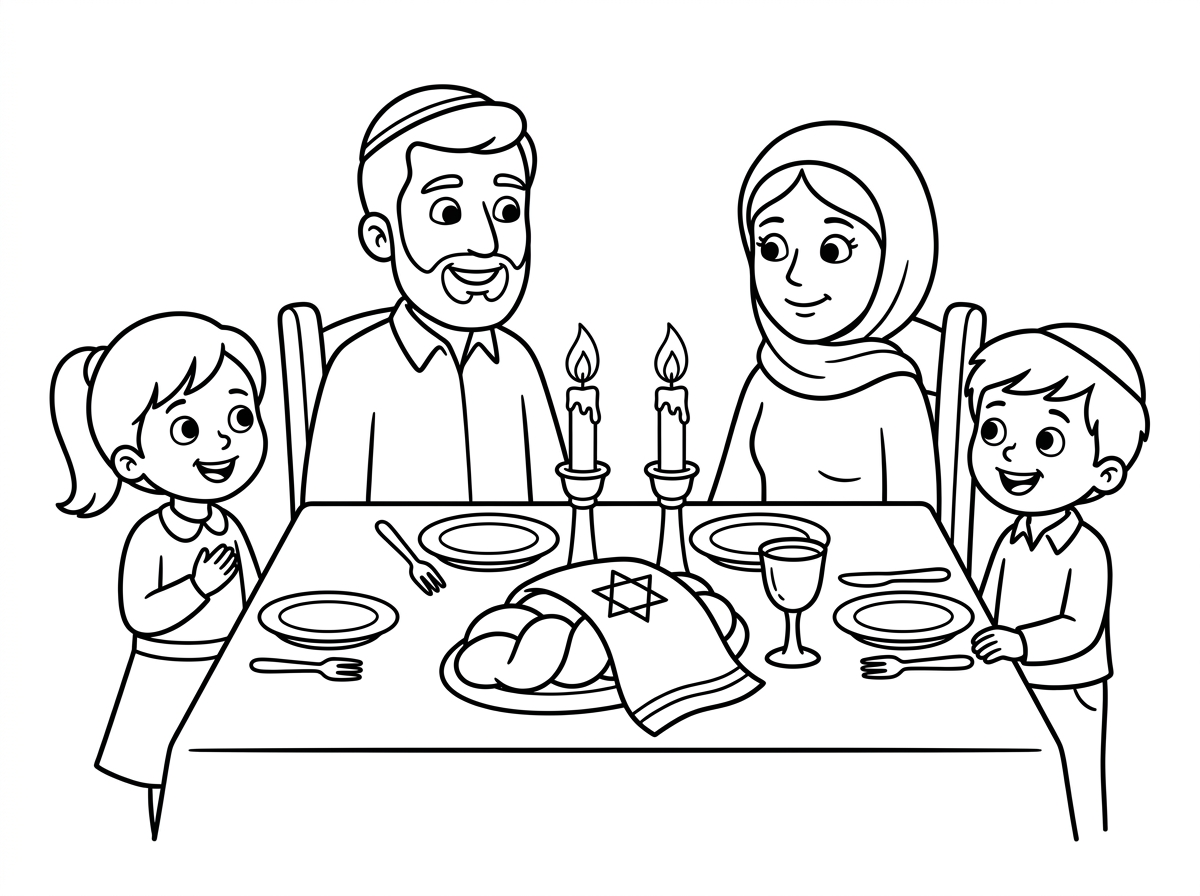 דף צביעה שקשור לשבת