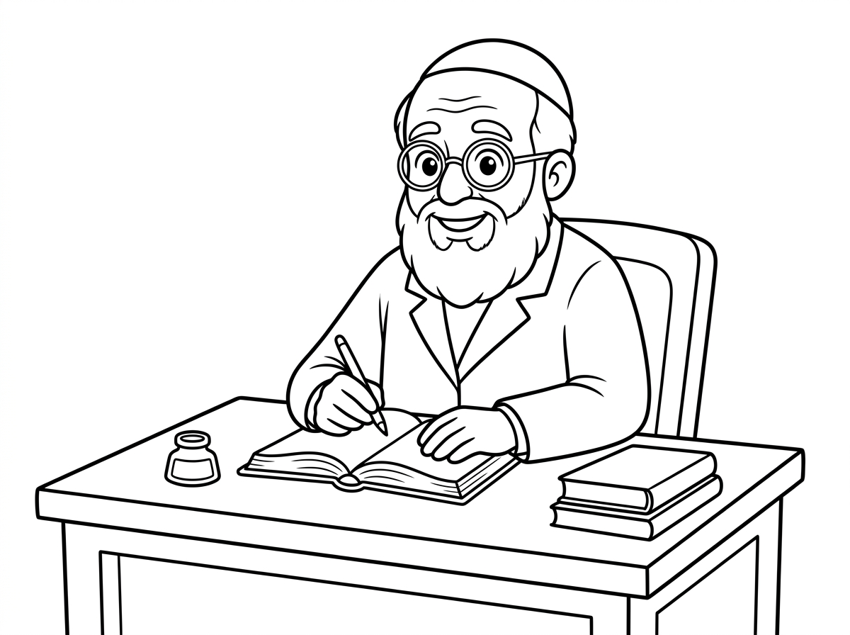 תן לי ציור של הרב עובדיה