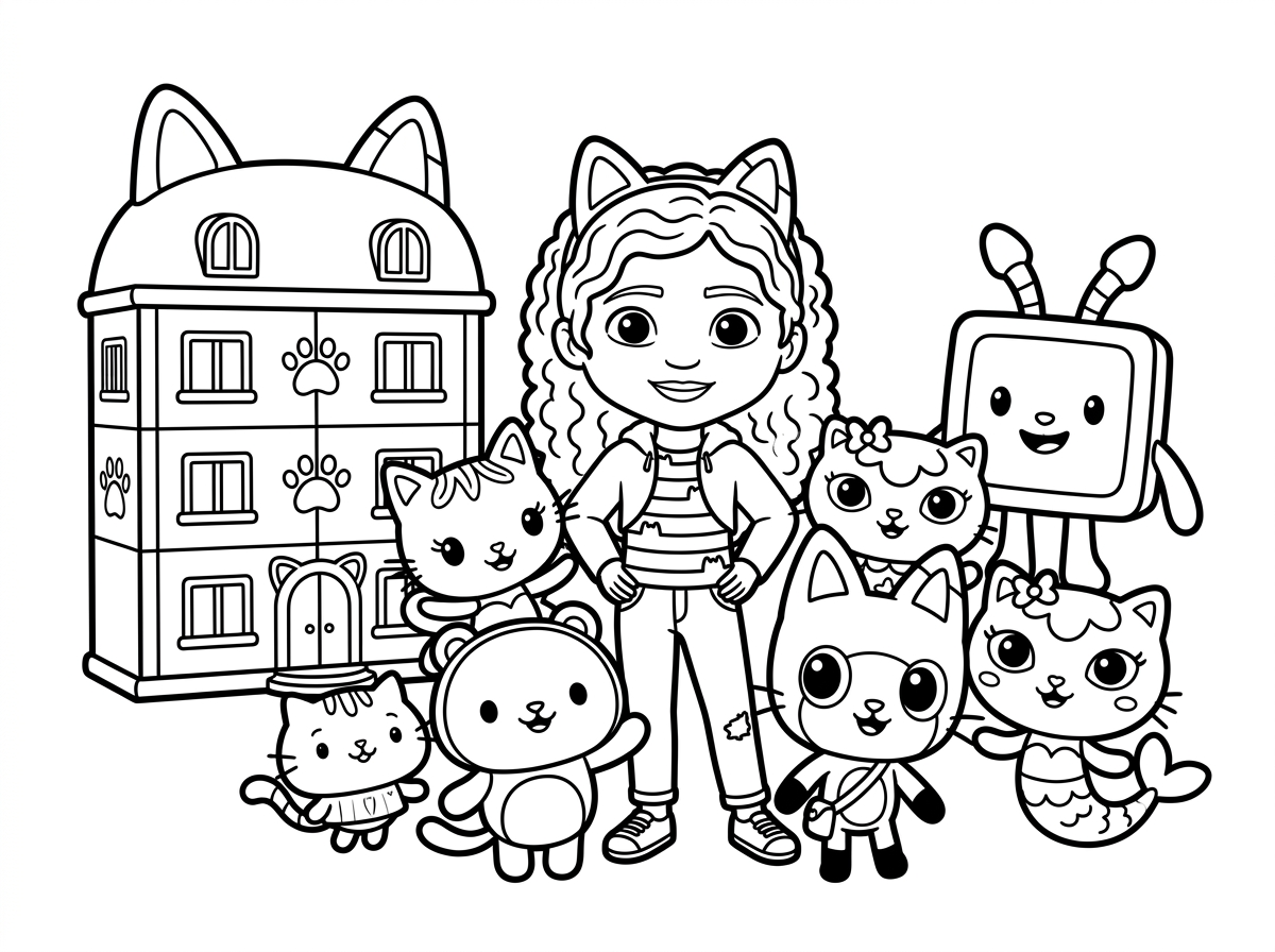 גבינעם הבית שלה וקופסנית וכל החברים שלה