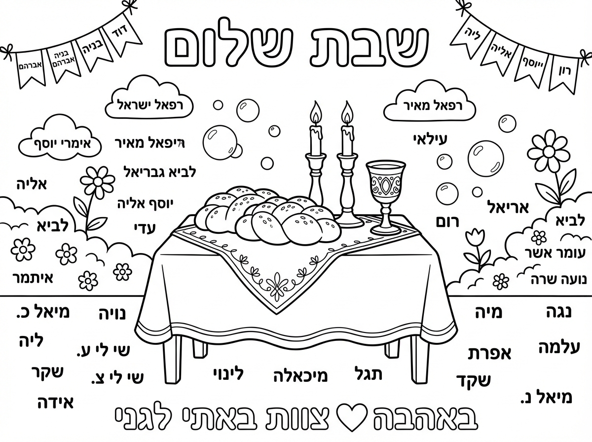 לא! שינית את השמות שהיו, מבקשת להצמד למה ששלחתי ורק לזה להוסיף את השמות החסרים