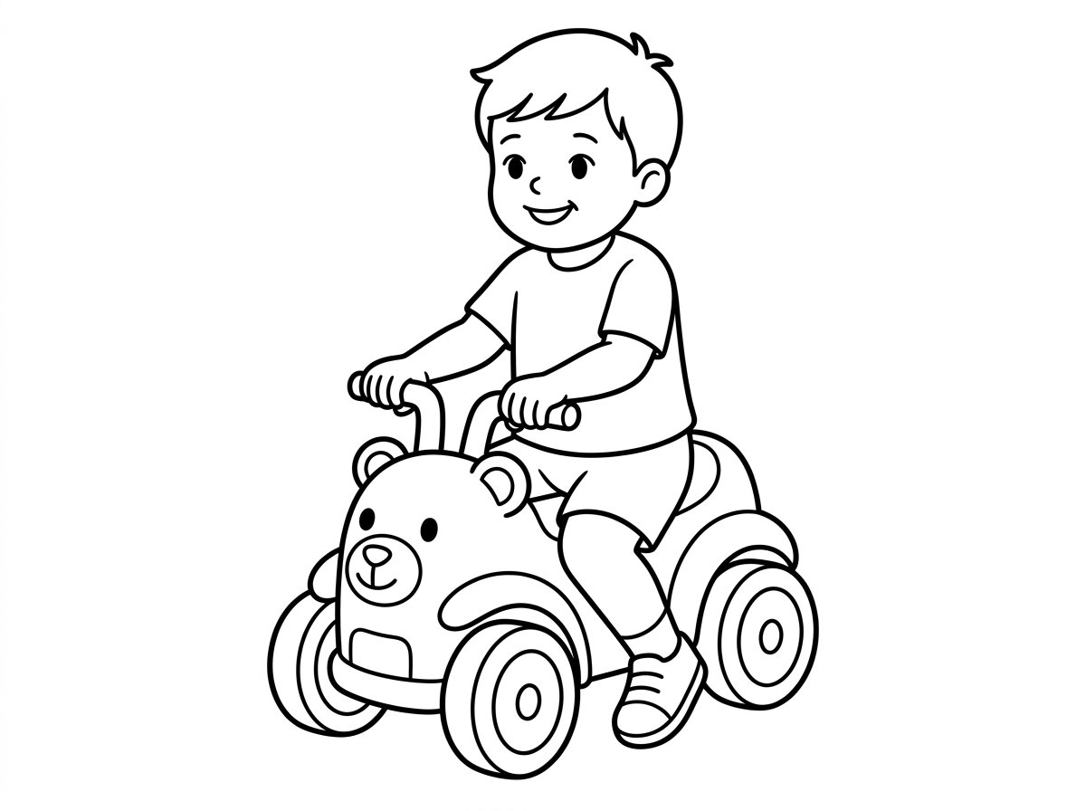 ילד נוסע על בימבה