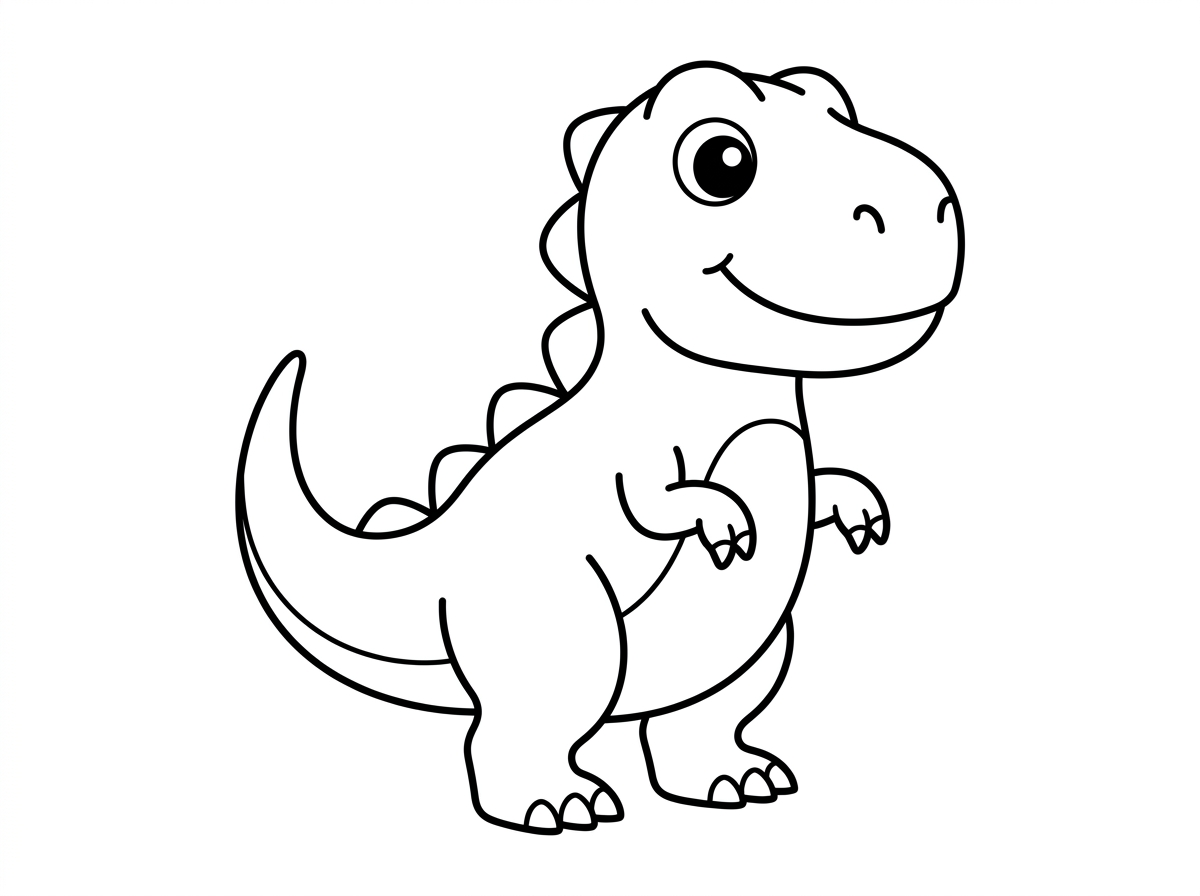 נשמח לציור של דינוזאור טירקס חמוד