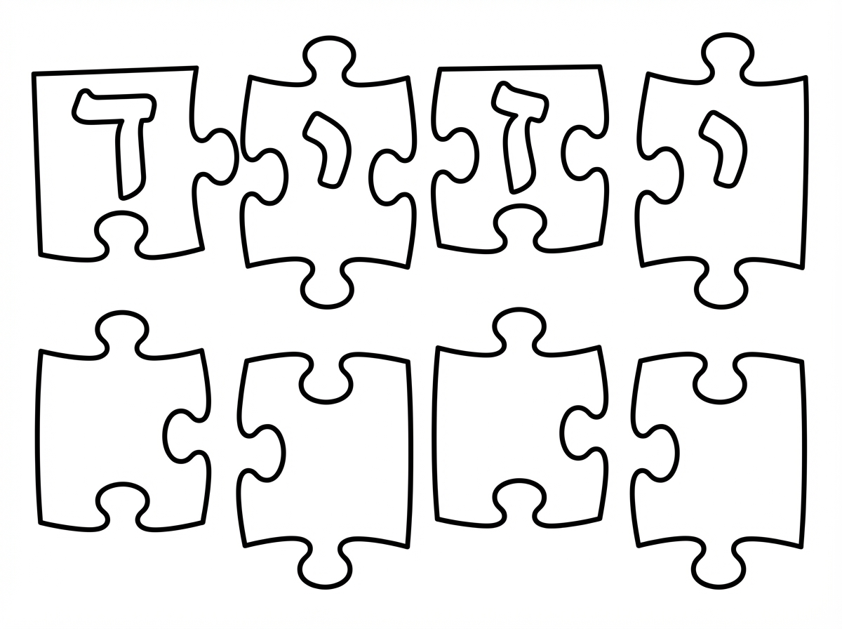 עכשיו תכין פאזל עם השם דייזי