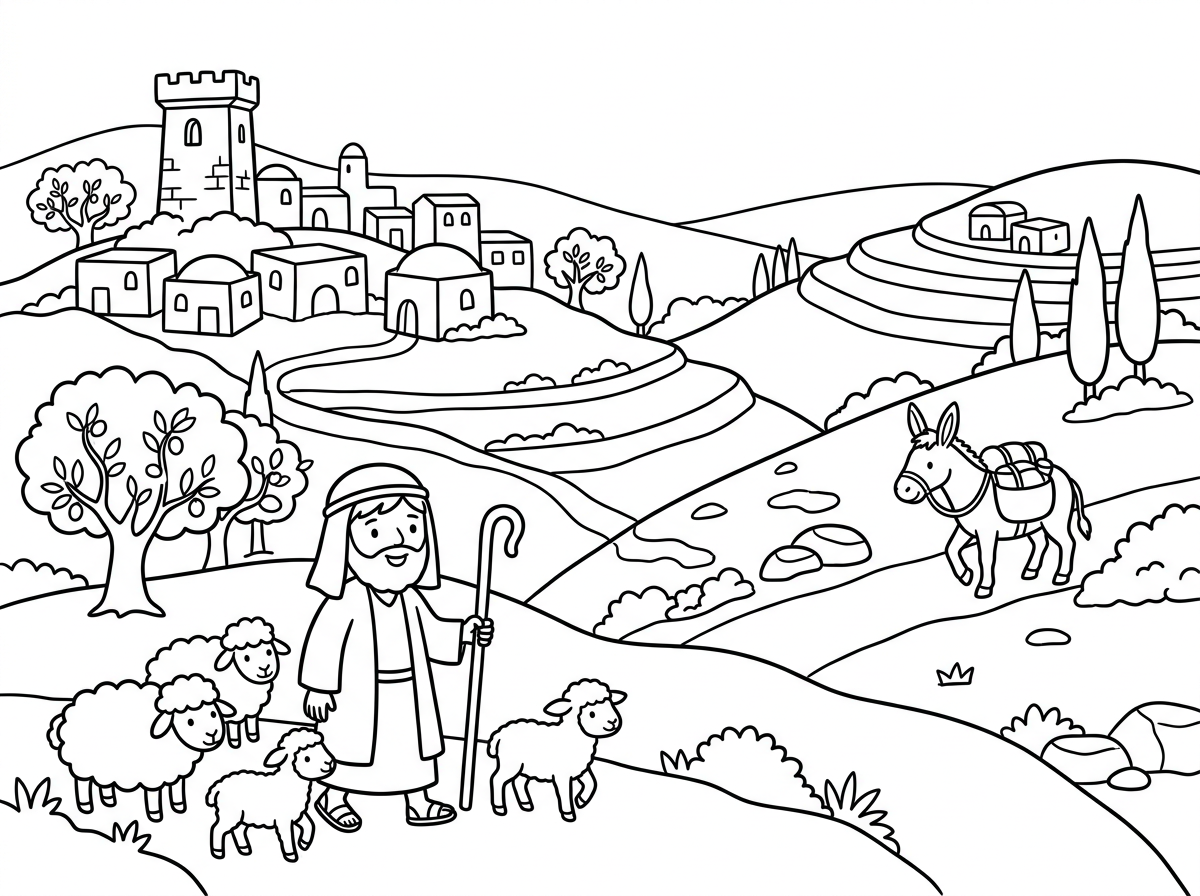 ציור של יהודה ושומרון