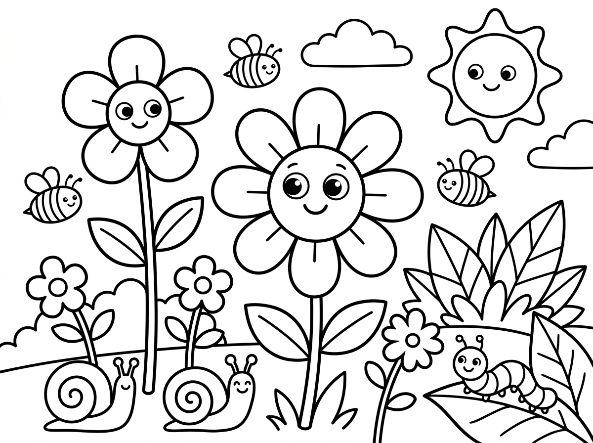 דף צביעה לעונת האביב