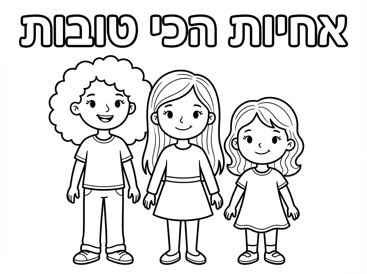 הי את יכולה לעשות לי שלושה בנות אחת שעיר מתולתל ואחות הכי גדולה ואחת שיער חלק שהיא האמצית ואחת קטנה עם שיער גלי ותרשום אחיות. הכי טובות