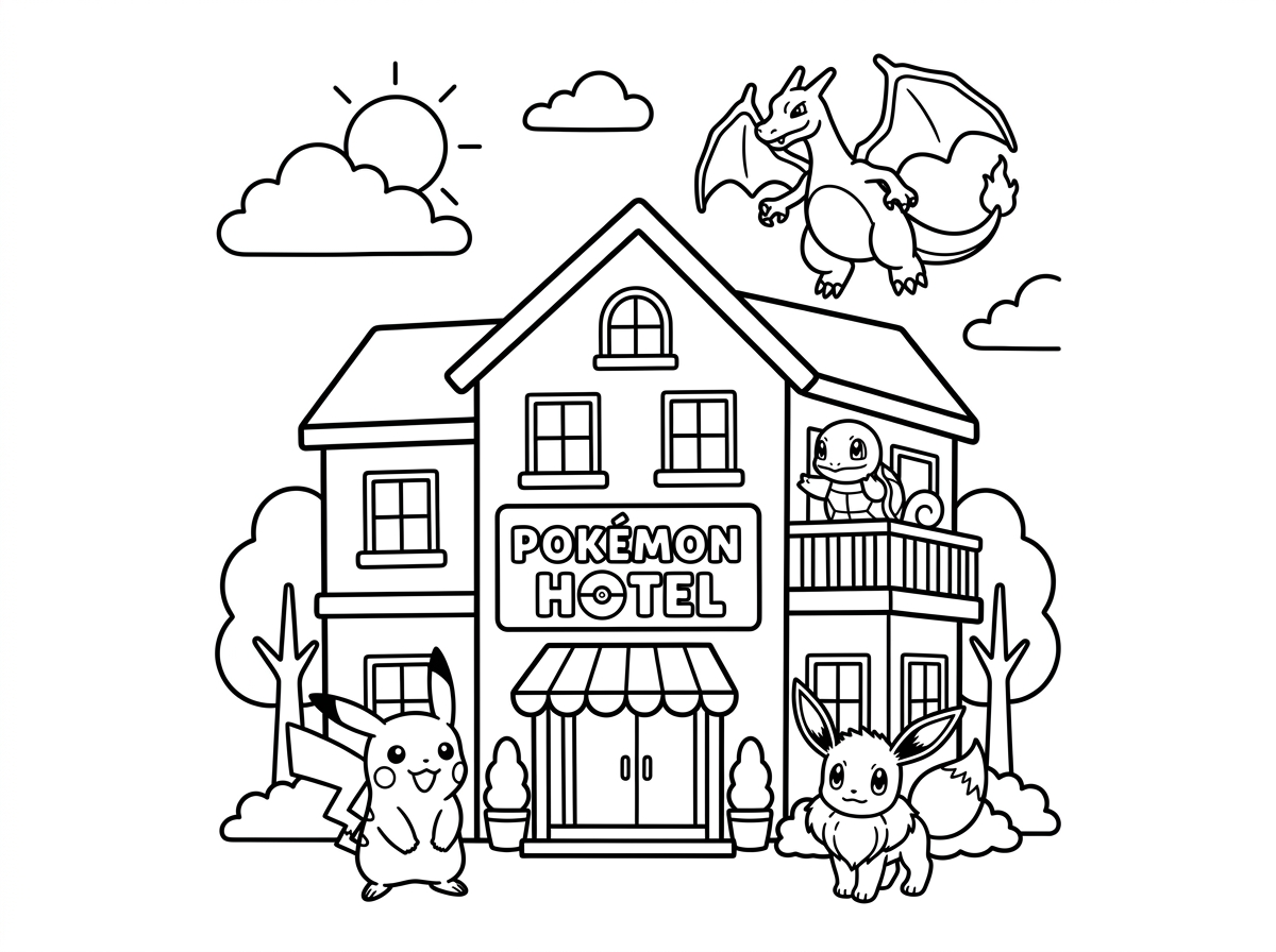 בית מלון עם פוקימונים
