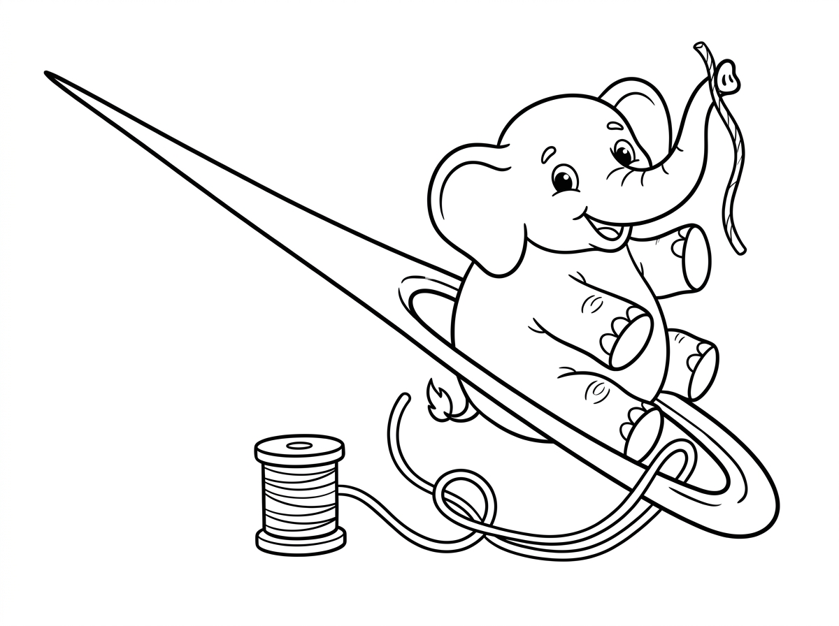 אני צריך שהפיל יהיה בתוך החור של המחט ולא מעל המחט