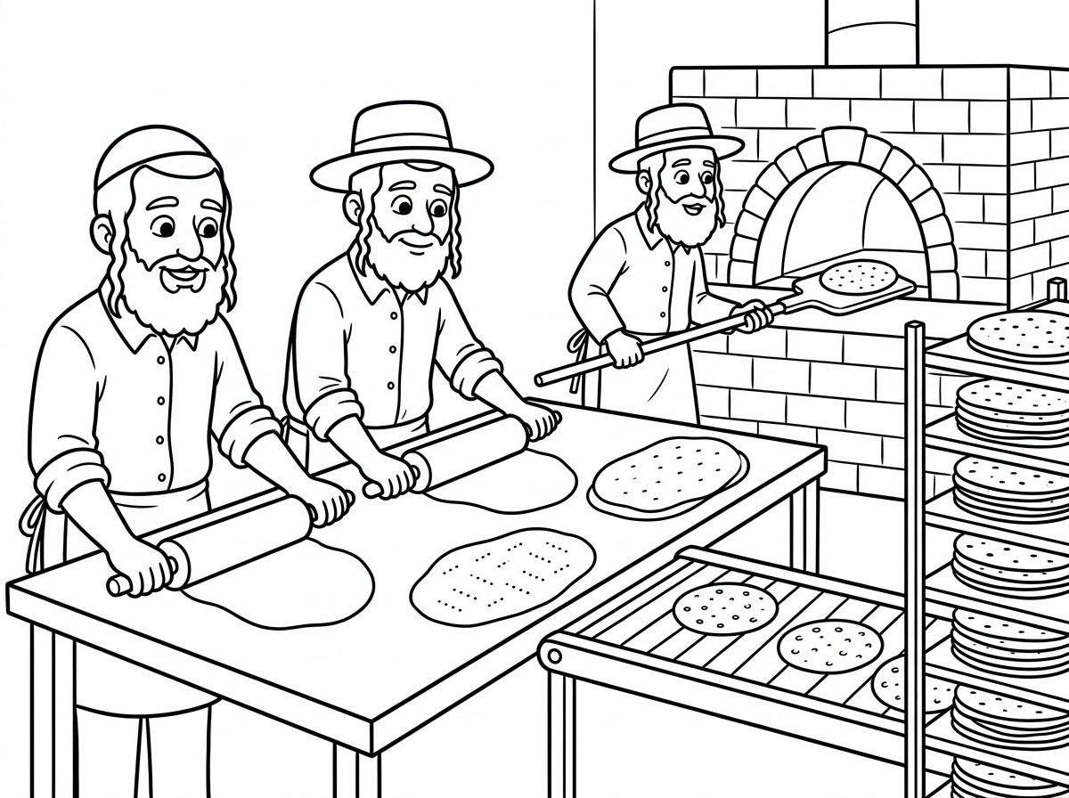 מאפיית מצות שצריך לצבוע הרבה פריטים
שהעובדים יהיו חדרים