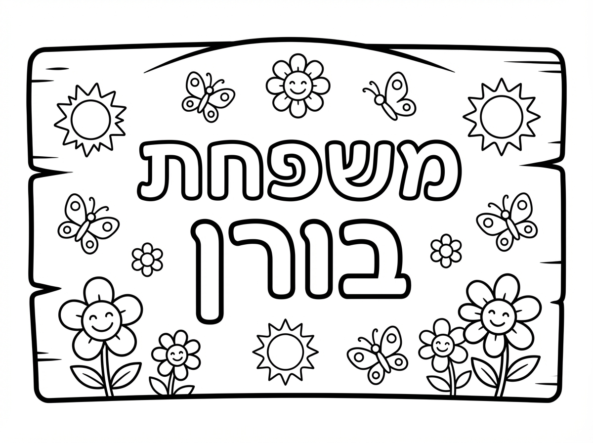 מתי בלילה? תוכלי לעשות לי שלט משפחת בורן? 80.