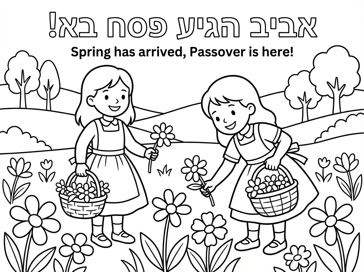 תוסיף כותרת למעלה 
אביב הגיע פסח בא!