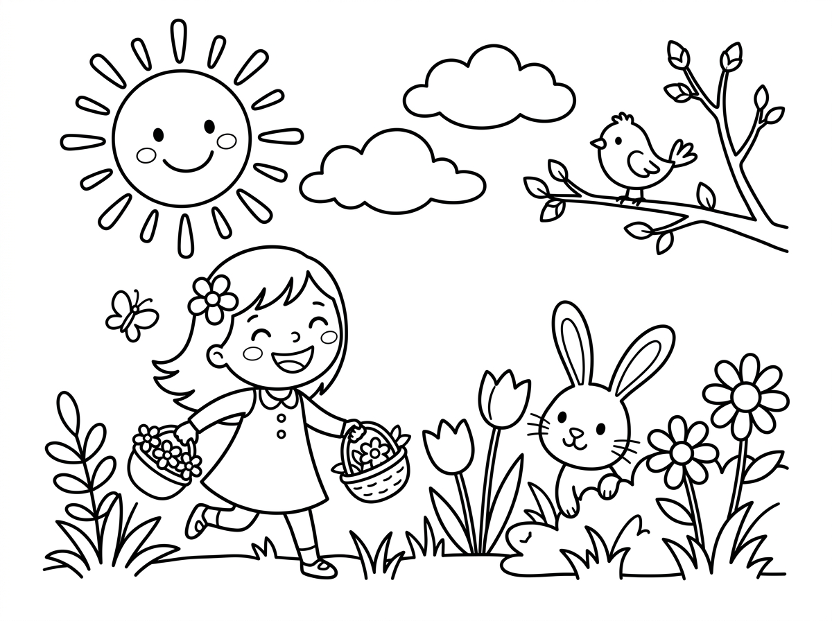 דפי עבודה על האביב