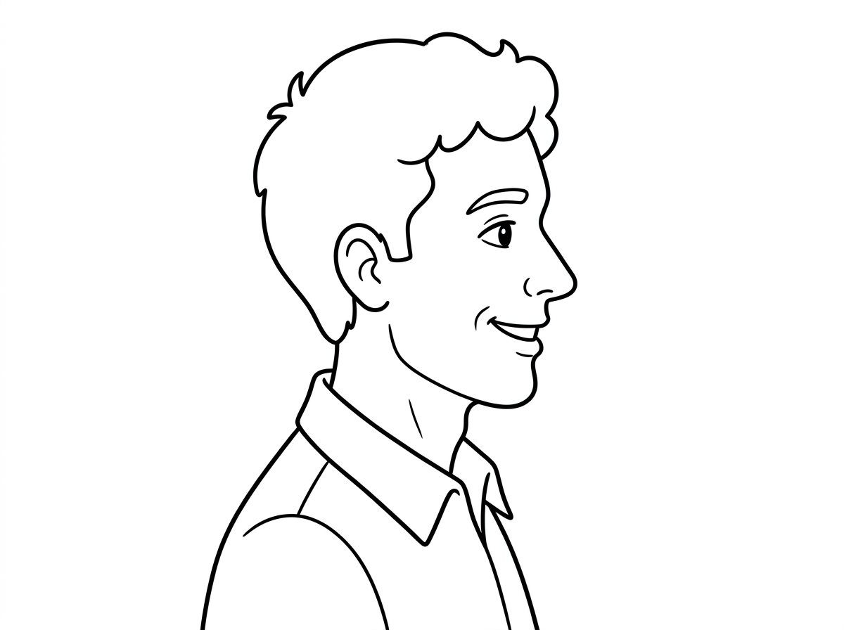 אני רוצה תמונה של גבר עם גרוגרת מהצד