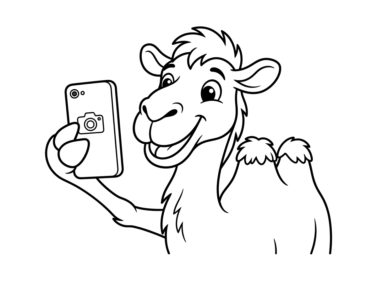 צור לי גמל עושה סלפי