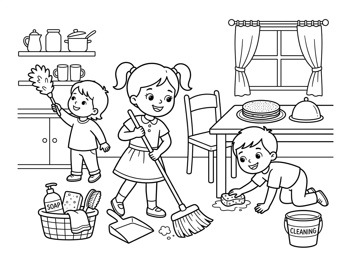 ילדים מנקים לפסח