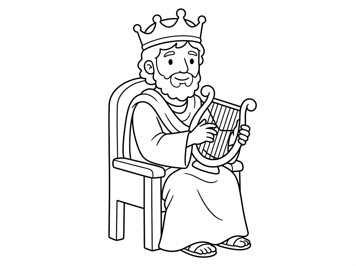 שלום אפשר ציור של דוד המלך