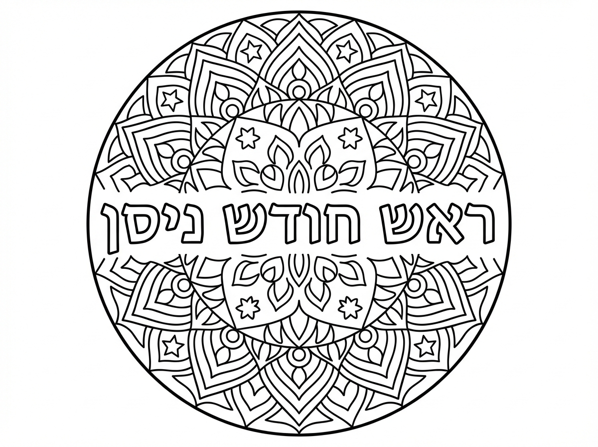 מנדלה שכתוב בפנים 
ראש חודש ניסן