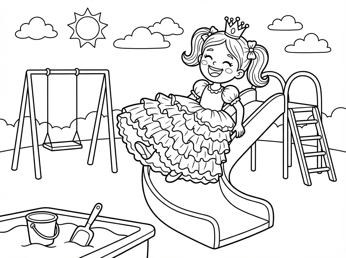 אני רוצה נסיכה במלמלה בגינת שעשועים