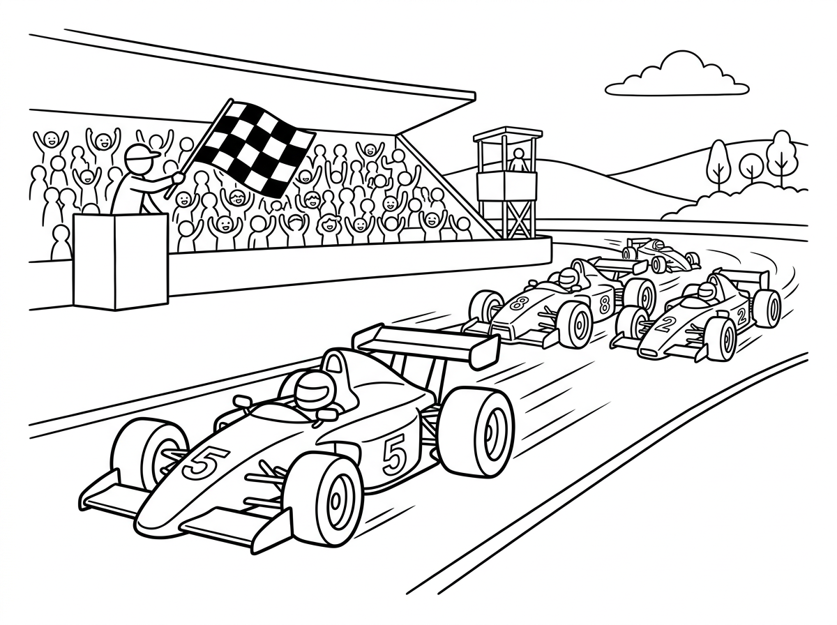 אשמח לתמונה של תחרות מרוץ מכוניות בלי עיניים במכונית