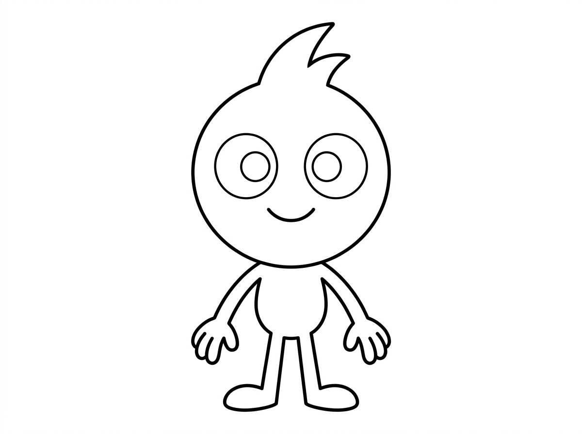 תיצור לי דף צביעה מהתמונה