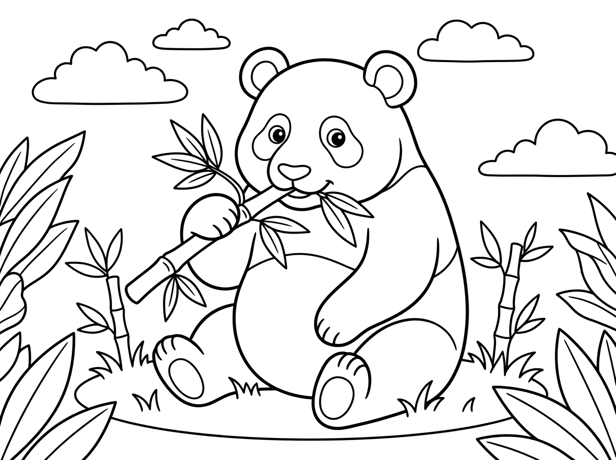 אפשר בבקשה דפי צביע של דובי פנדה