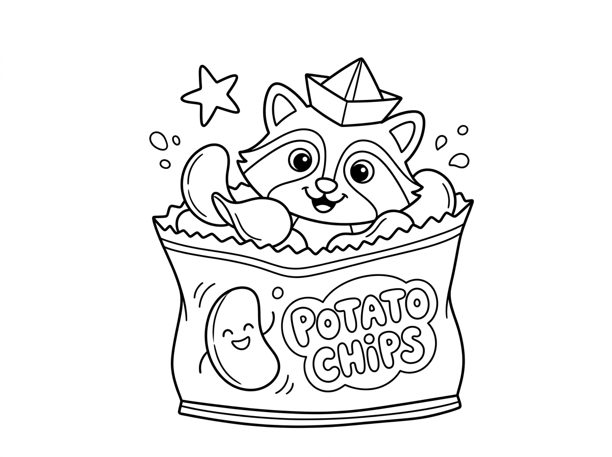 אפשר גם תמונה של דביבון בתוך שקית תפוצ'יפס