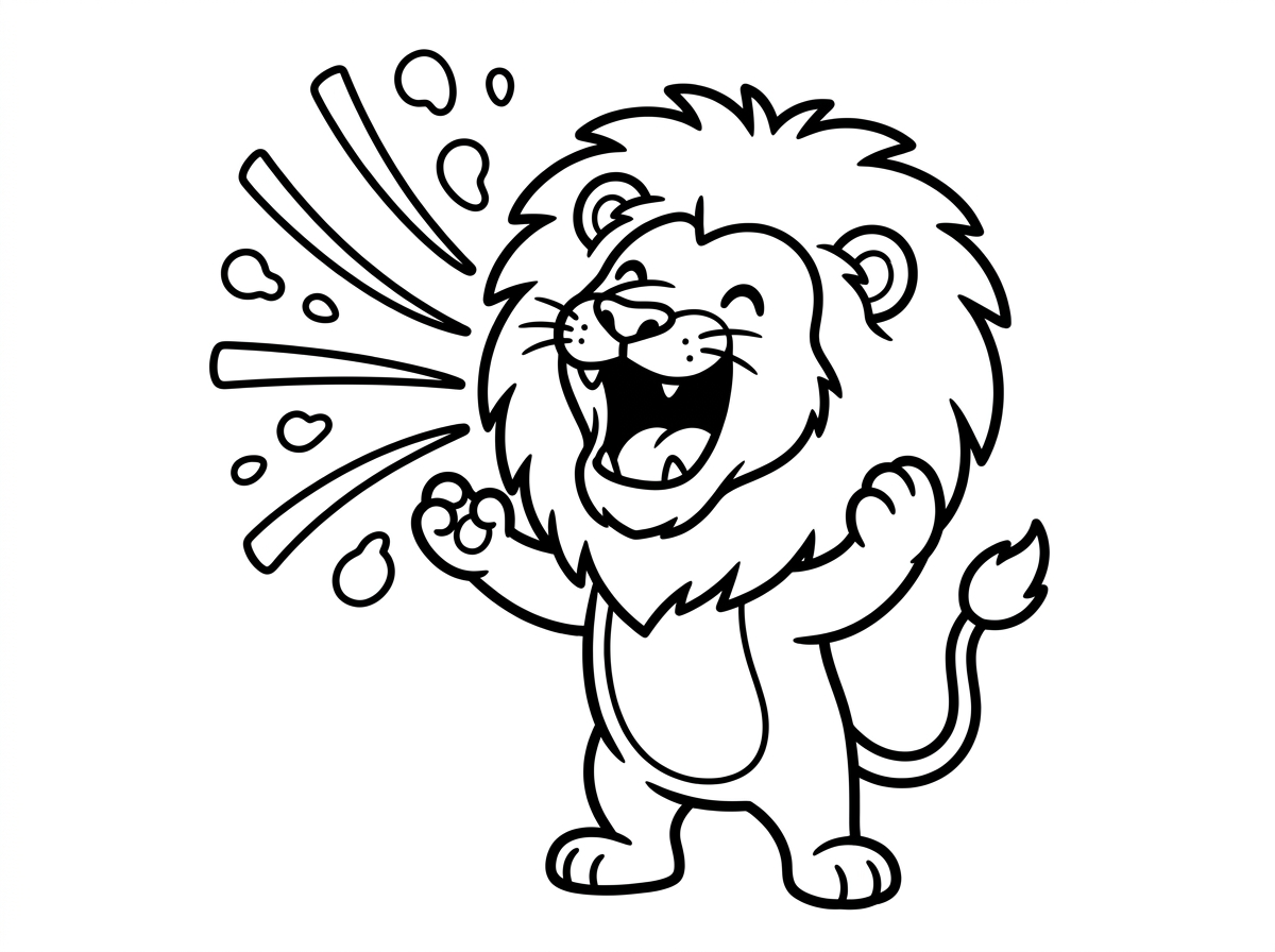 תיצור לי הבקשה דף צביעה של שאגת הארי