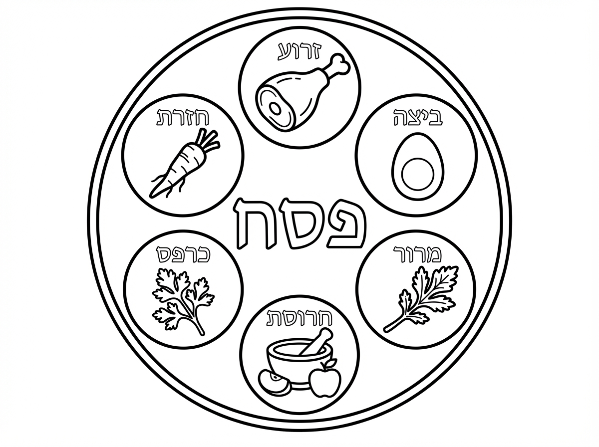 אפשר שהכיתוב יהיה בעברית על הקערה