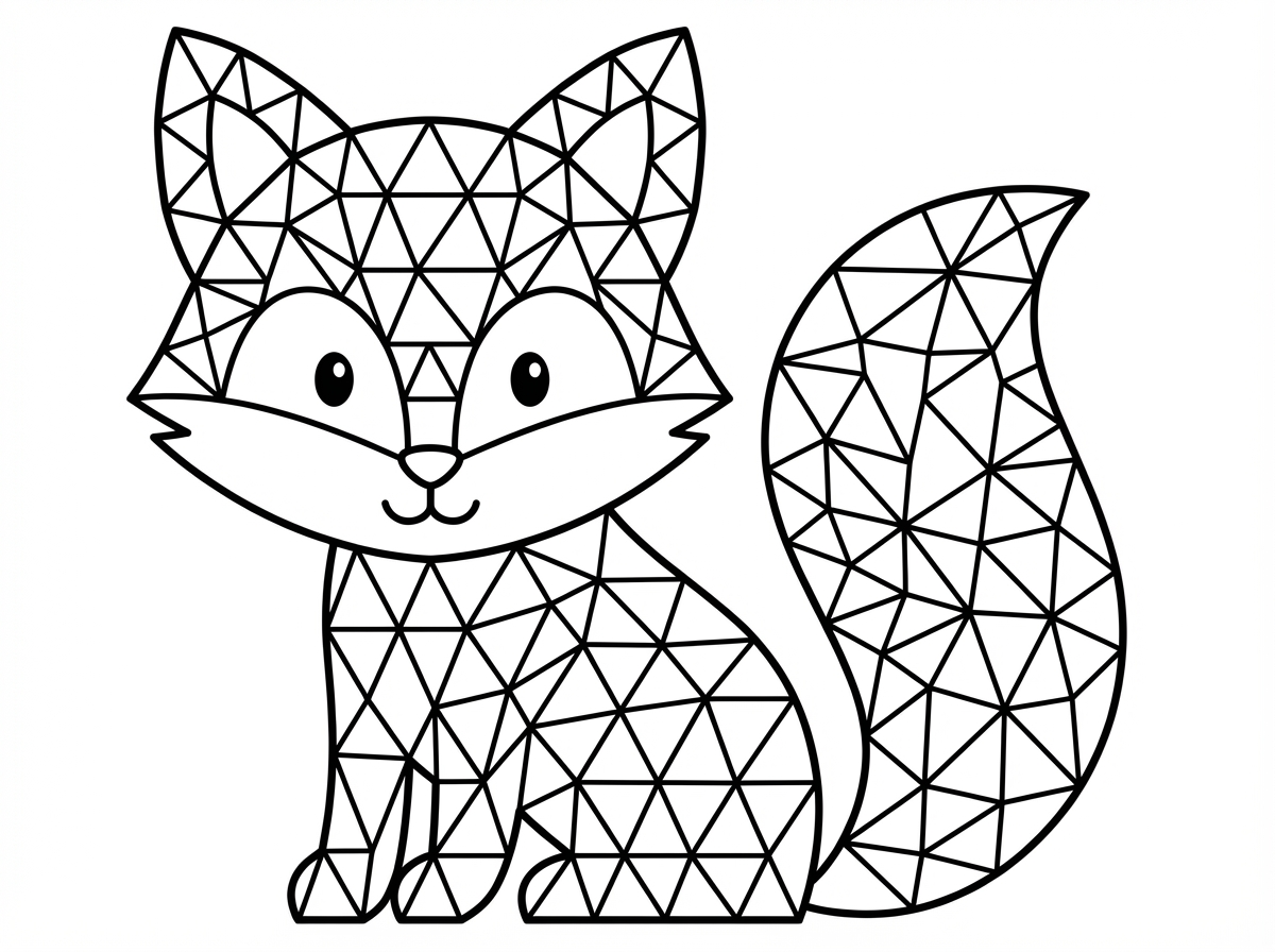 תיצור לי מזה דף צביעה ושהוא יהיה ממלא מלא משולשים קטנים ותמספר לי אותם לפי איזה צבעים לצבוע