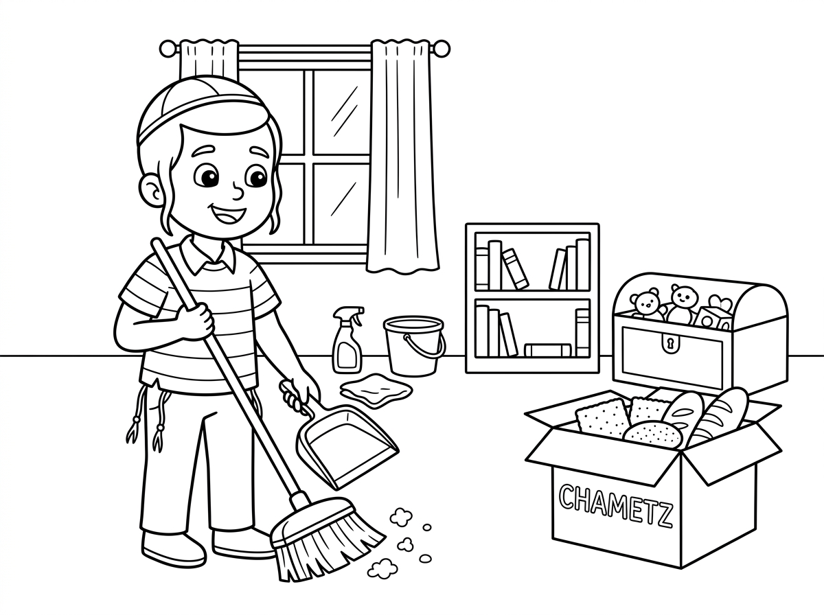 יופי עכשיו שהילד הזה ינקה חדר לפסח
ותעשה שהפאות שלו יהיו חלקות וקצרות יותר, לא תלתלים