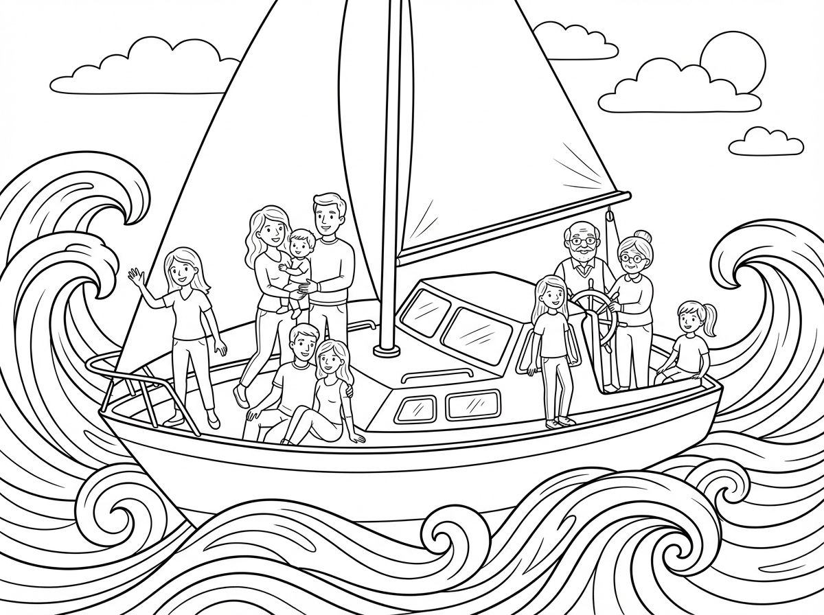 המשפחה יותר מבוגרת, 
אחות בת 28 ובעלה והילדה שלהם,
אחות בת 26, 
אח בן 23 ואשתו, 
אח בן 20, 
אחות בת 18, 
אח בן 16, 
אחות בת 14