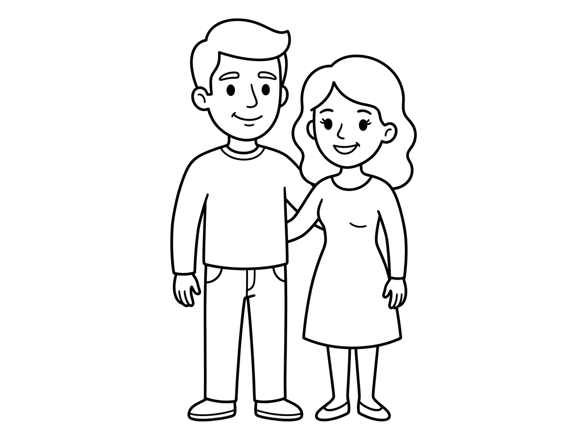 דף צביעה חדש, סמוכיה נמחק ולא ימחק ואבא צעיר לא סבא, אבא חתיך יפה עם אמא יפה.