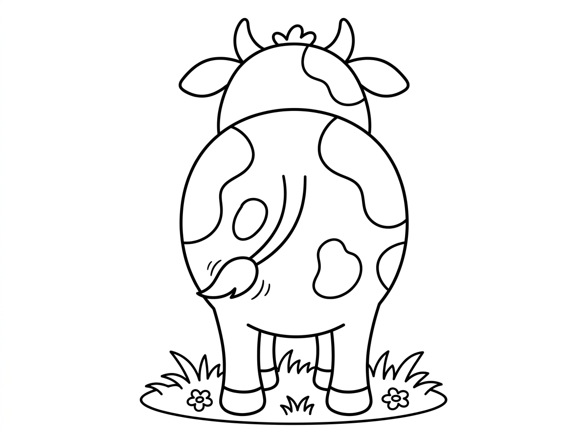 אחוריים של פרה