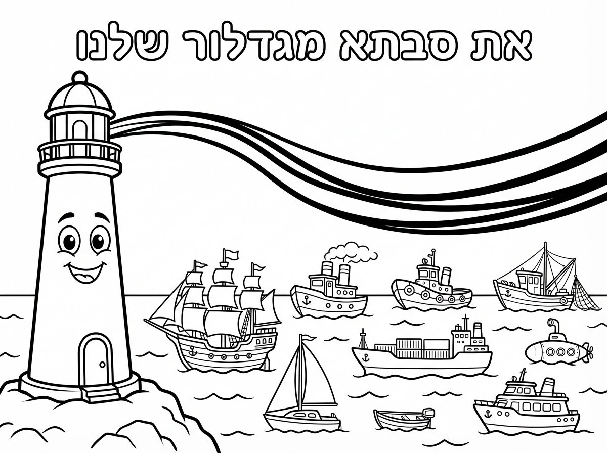 תוסיף לזה בבקשה שובל של אור שיוצא מהמגדלור