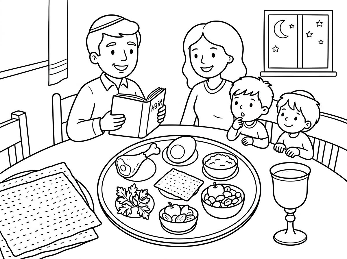 הי תעשה לי דף משימה בנושא פסח כבר צבוע