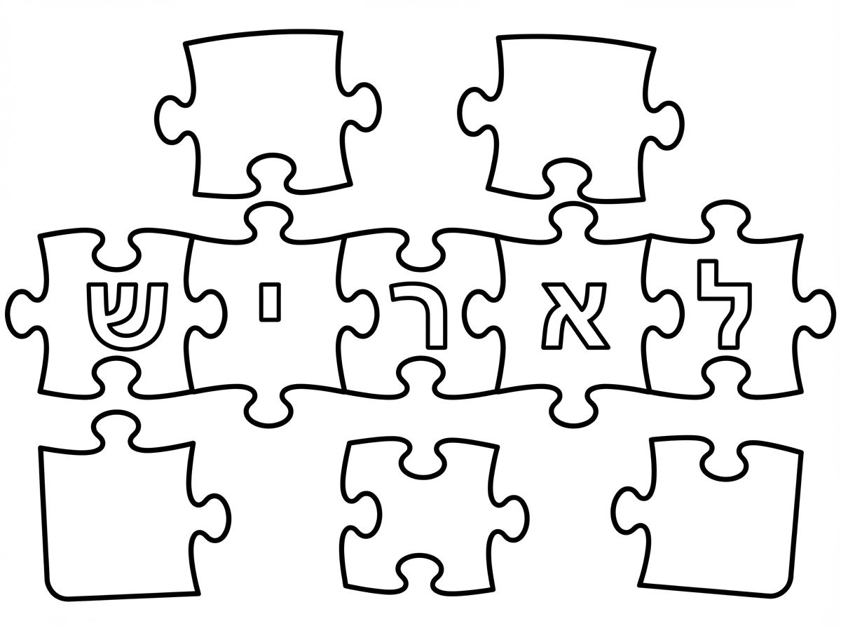 חסרה האות א בפאזל של שיראל