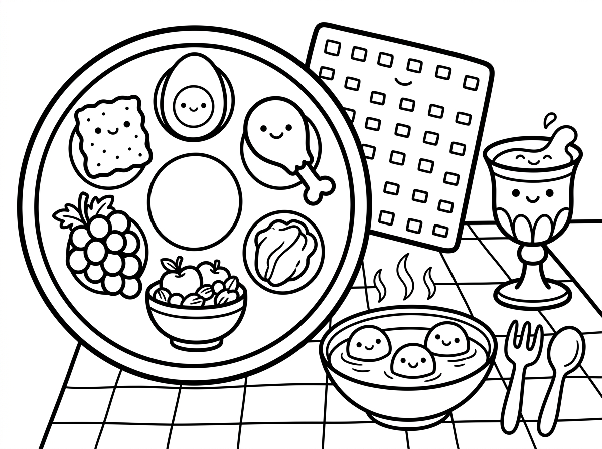 תכין לי דף צביעה לפי צבע שמתאים לגיל 3
בנושא פסח