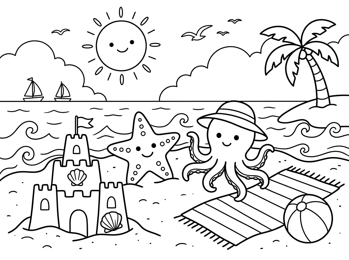 רקע חוף הים